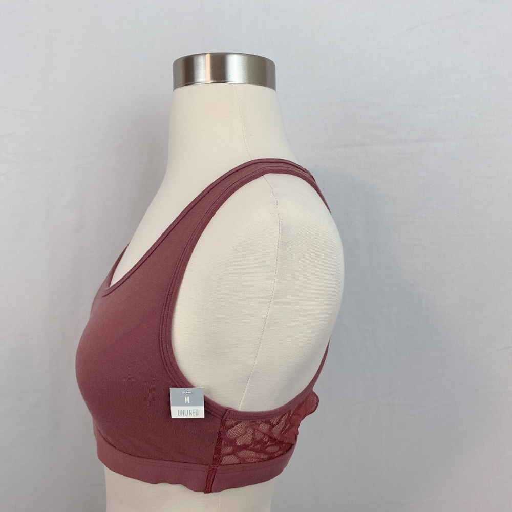 NWT Pink VS Lace Racerback Bralette - Picture 5 of 6